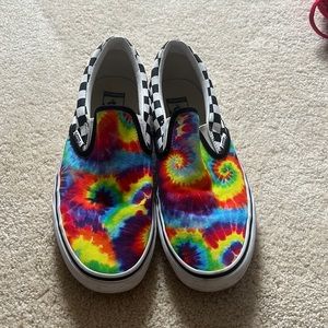 Custom Tie Dye Vans